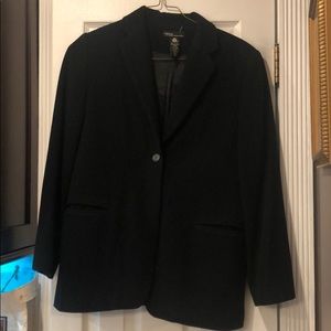 Ladies Valerie Stevens Black Wool Blazer - SZ 10P